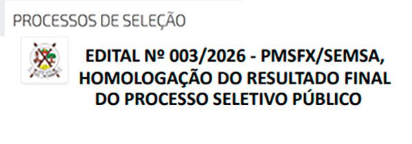 PROCESSO SELETIVO 2